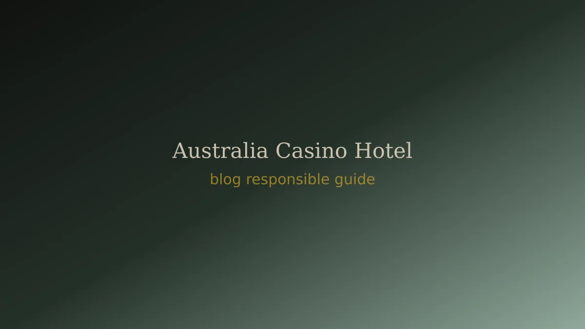 Responsible entertainment information desk at a casino resort