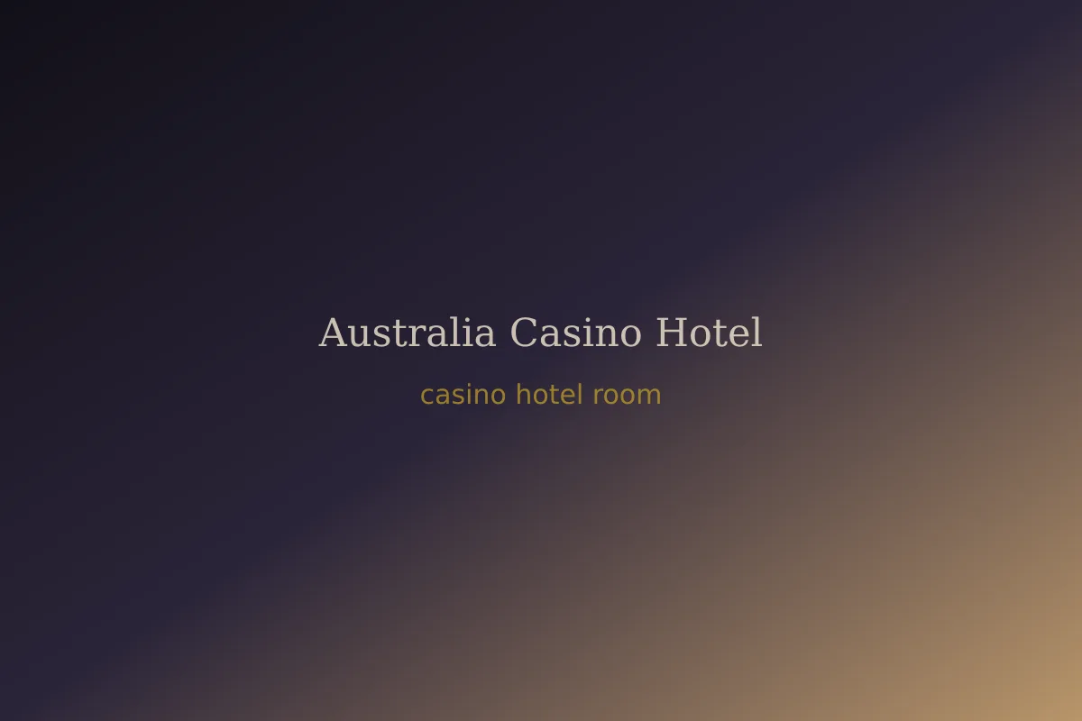 Harbour view room at an Australian casino hotel