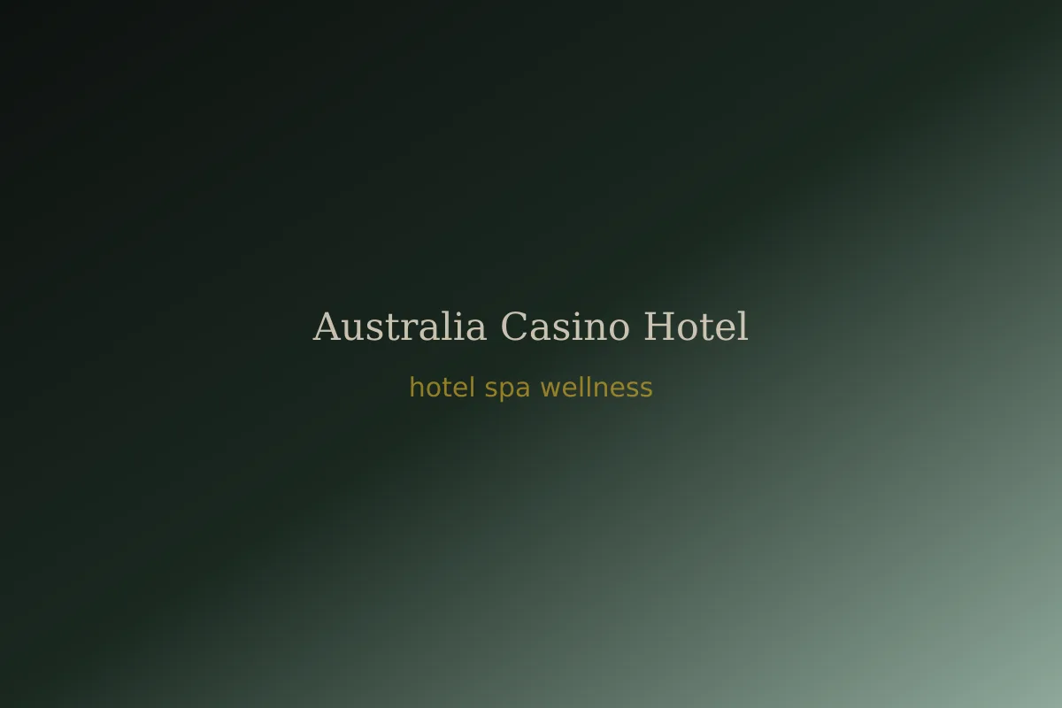 Morning wellness experience at a casino resort spa