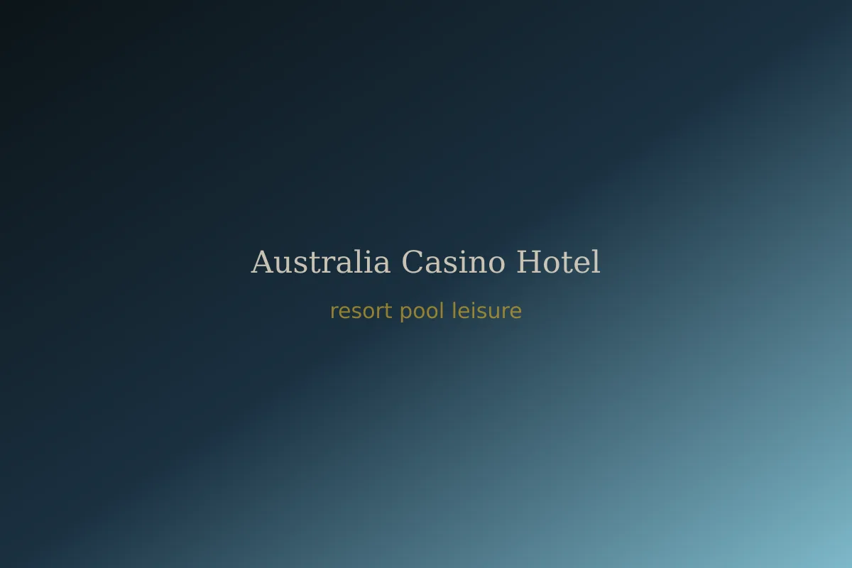 Casino resort pool and leisure deck for hotel guests
